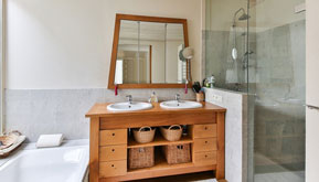 Only choose furniture with size proportionate to the space