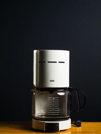 a white coffee maker