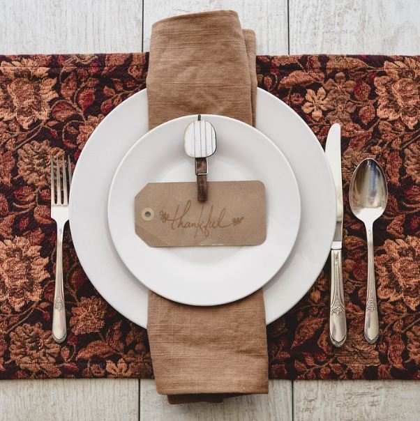 a basic table setting