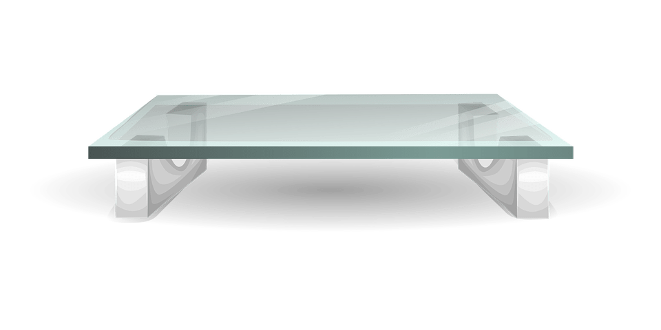 Glass tables are one of the most popular glass furniture.
