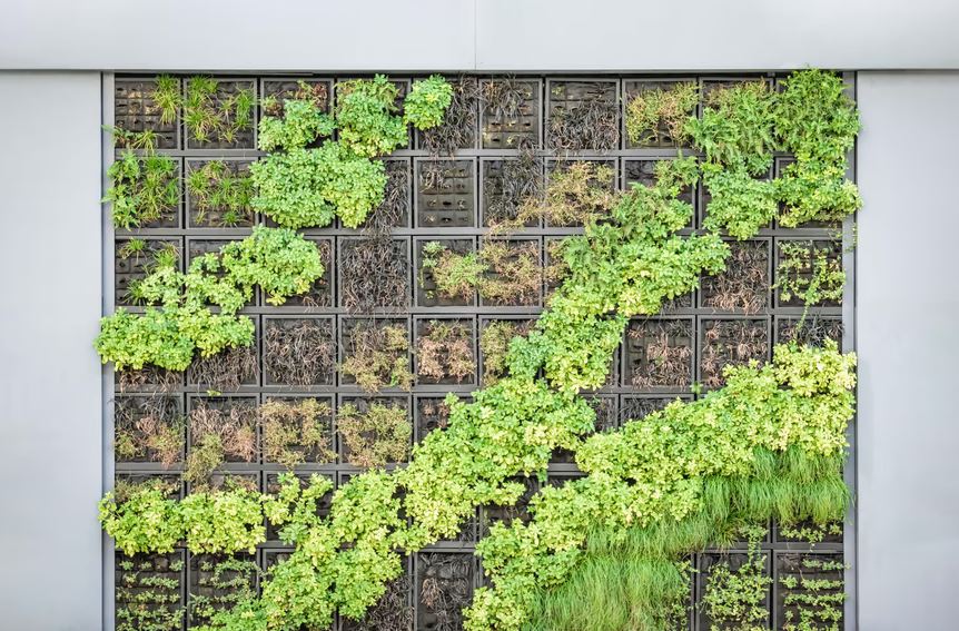 a vertical garden