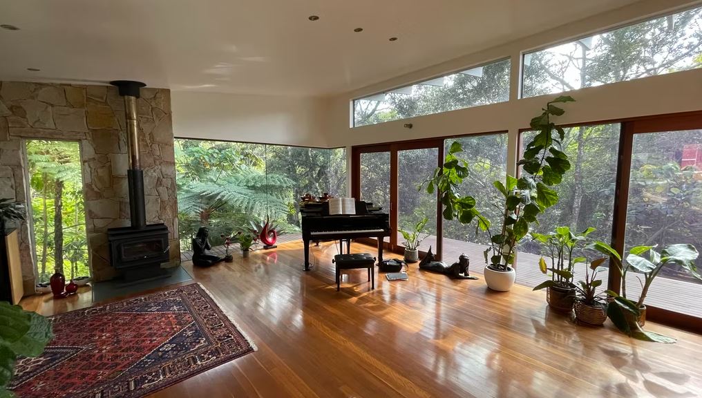 home with a wooden floor