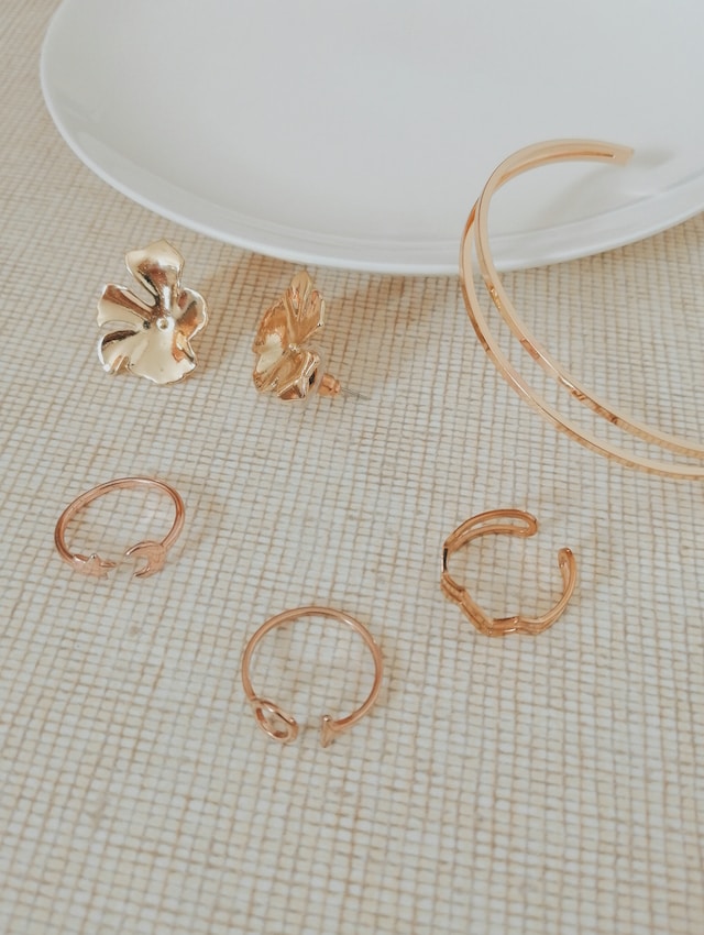 metals turned into jewelries