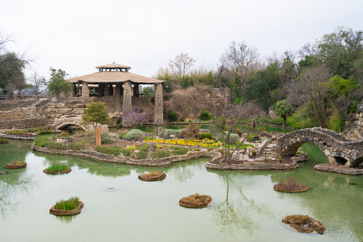 Japanese Tea Garden park, San Antonio, Texas