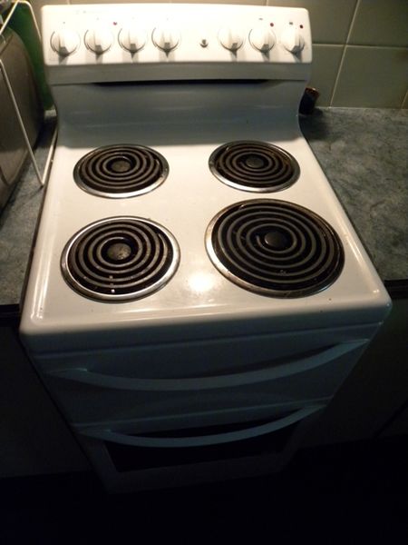 Electric coil cooktop