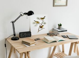 Desk Floor and Table Lamps