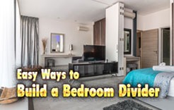 Easy Ways to Build a Bedroom Divider
