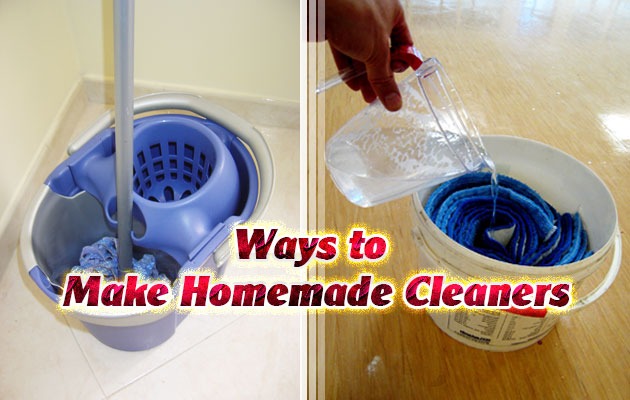 Ways to Make Homemade Cleaners