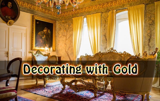 Decorating with Gold