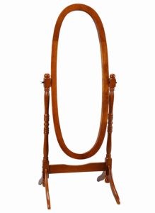 Frenchi-Home-Furnishing-Oak-Cheval-Mirror-Adjustable-Full-length-Oval-Mirror