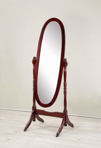 Roundhill-Furniture-Traditional-Queen-Anna-Style-Wood-Floor-Cheval-Mirror