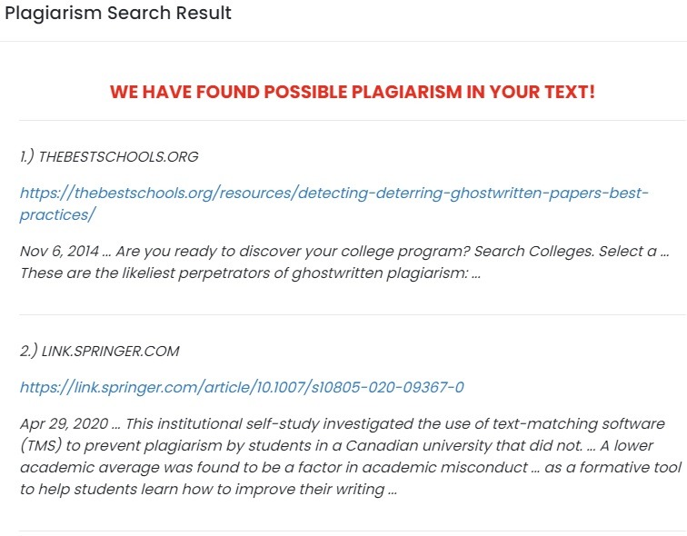 Top 5 free online plagiarism checker with percentage and report 2021