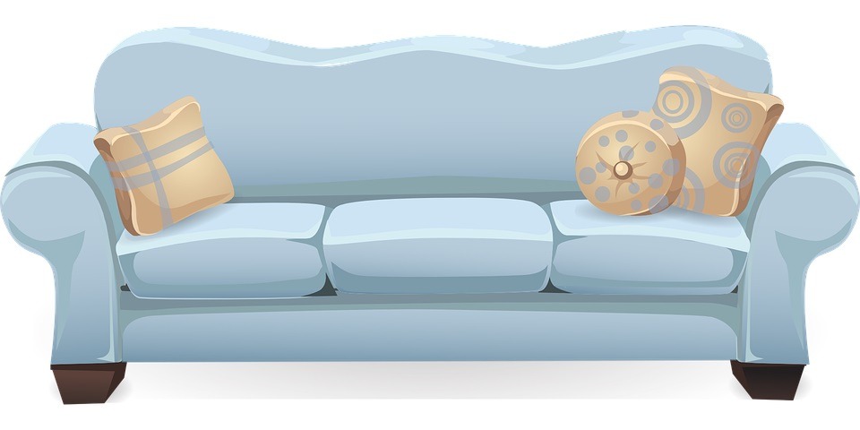 A regular sofa