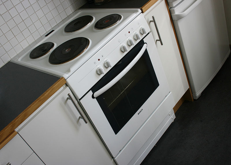 An electric stove.