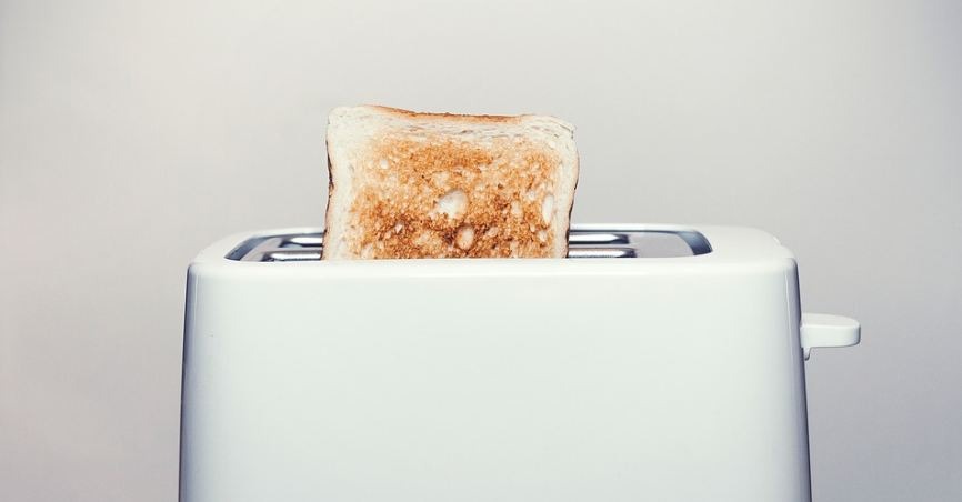 a white toaster