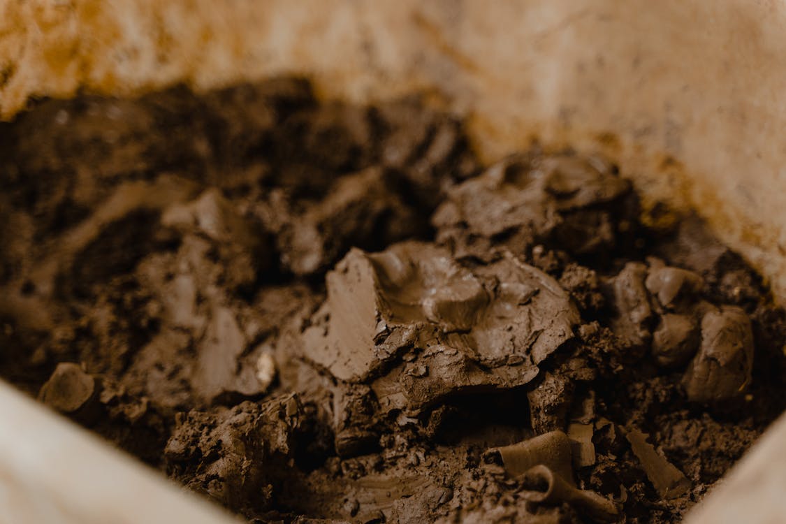 wet clay soil